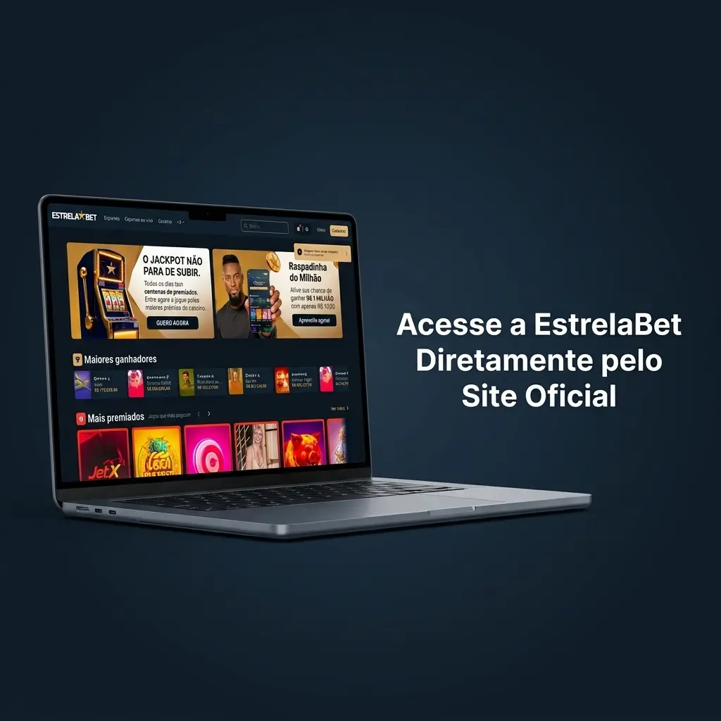 Acesse o site oficial da EstrelaBet pelo navegador sem precisar instalar aplicativo no computador