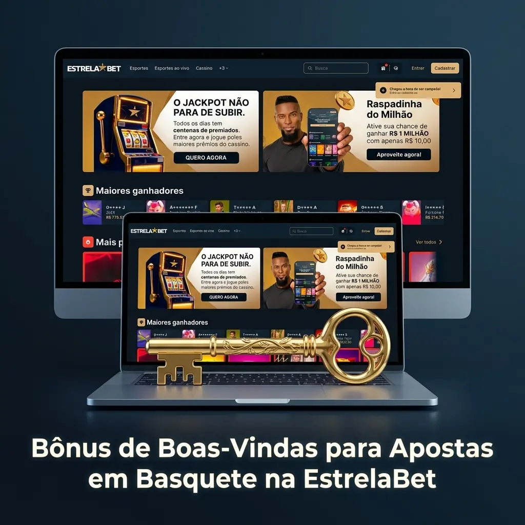 Bônus de boas-vindas EstrelaBet de até R$500 para apostas em basquete com mercados variados
