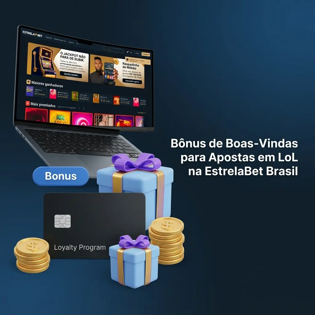 Bônus de boas-vindas EstrelaBet Brasil para apostas em League of Legends via depósito Pix no cadastro