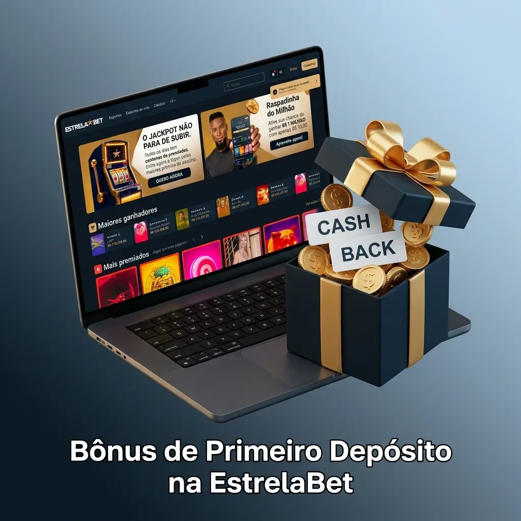 Bônus de boas-vindas EstrelaBet: 100% no primeiro depósito até R$500 para apostas e cassino