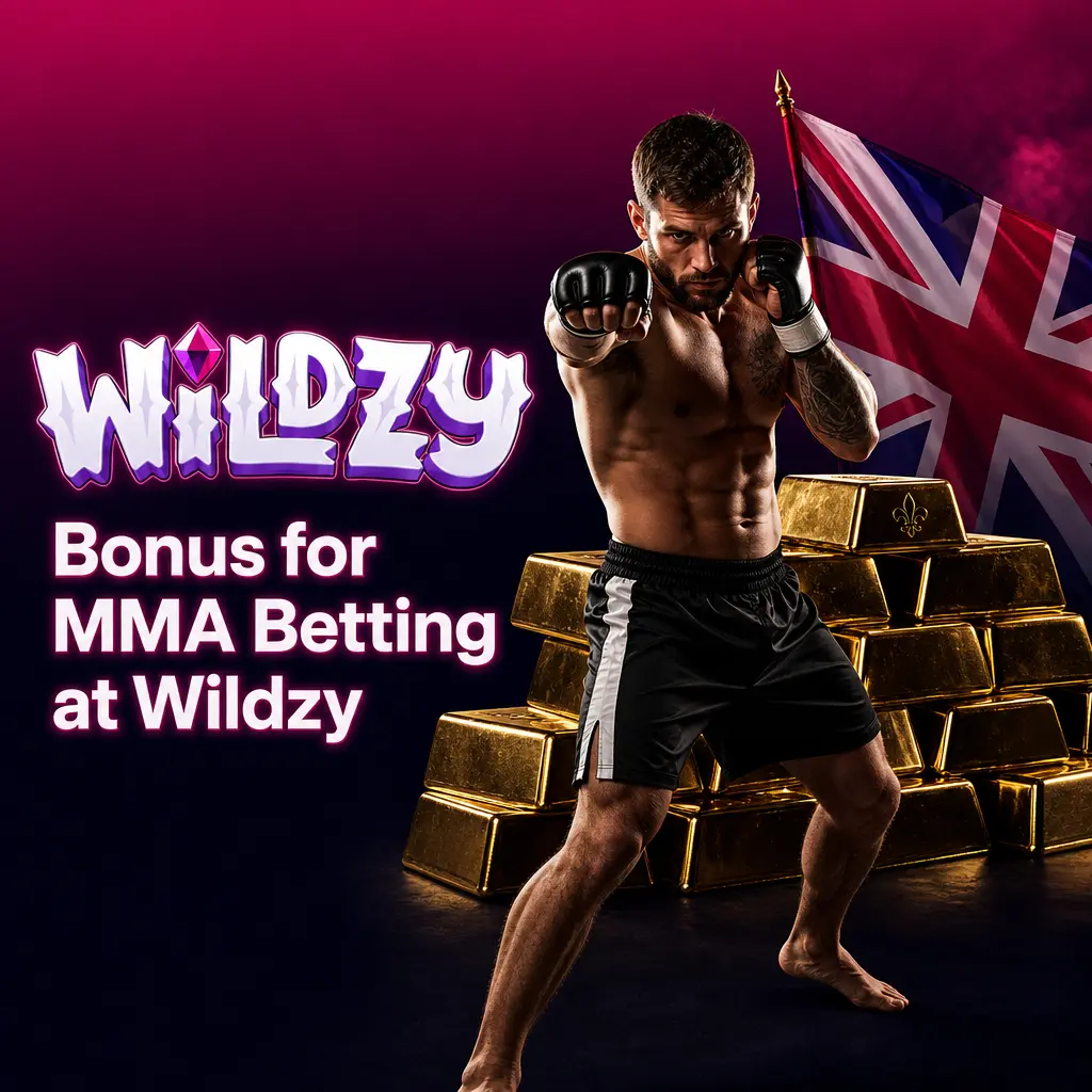 Wildzy MMA betting welcome bonus for UK sportsbook bettors on UFC and major promotions