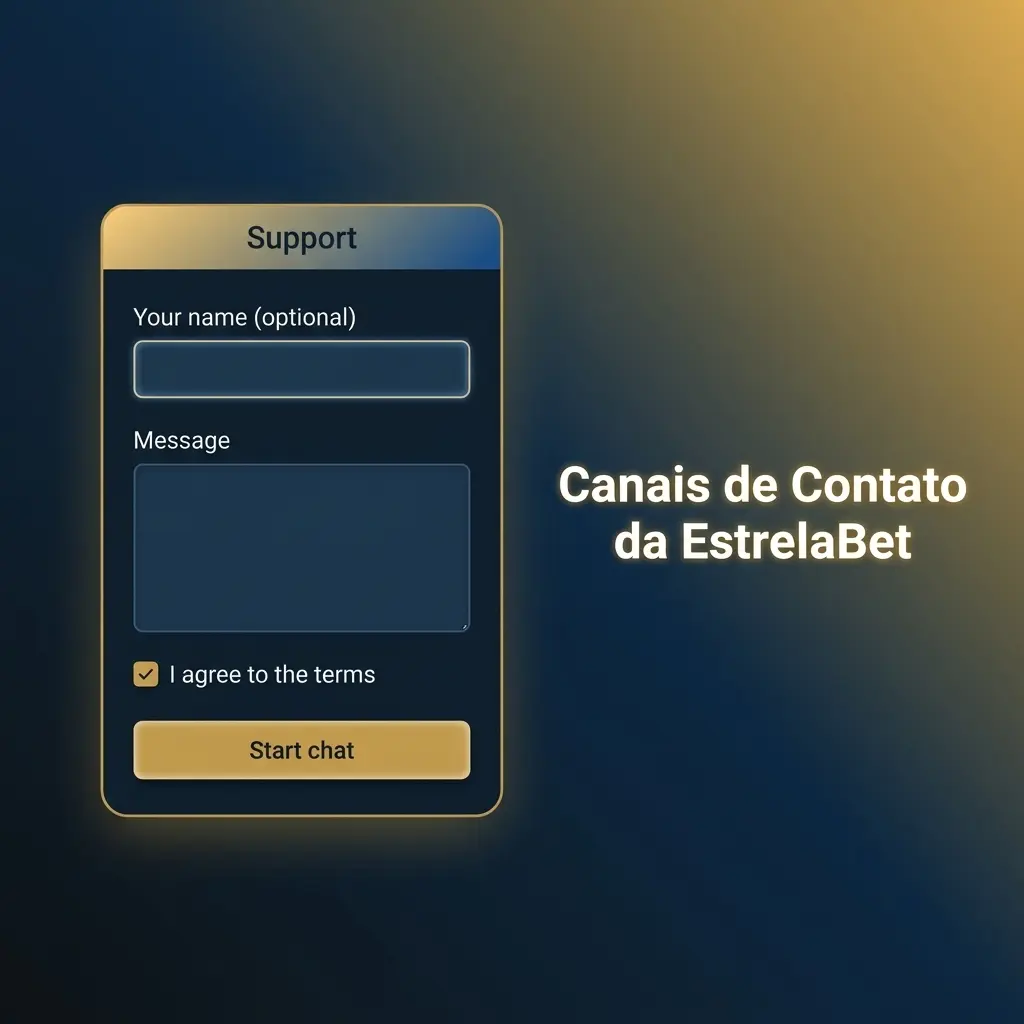 Canais de contato da EstrelaBet: chat ao vivo, e-mail, central de ajuda e redes sociais disponíveis 24h