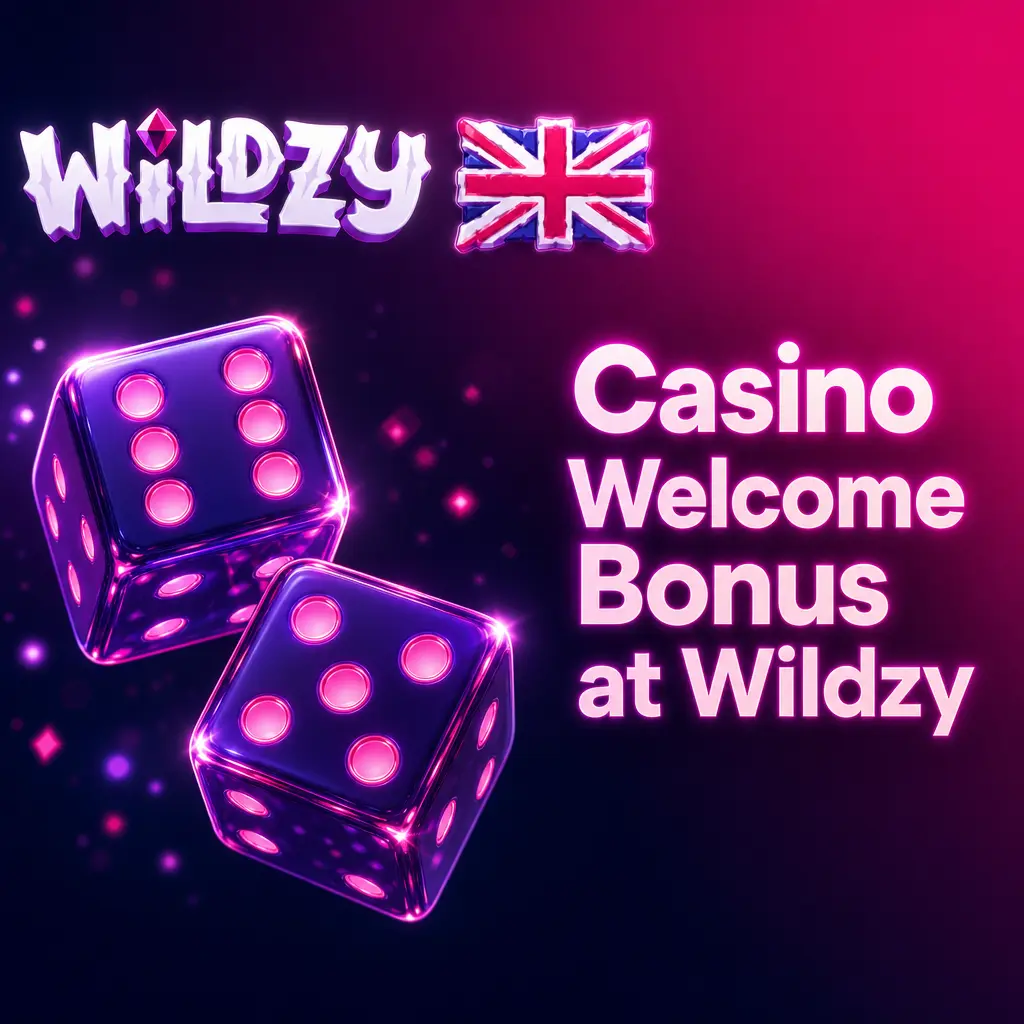 Wildzy Casino 600% Welcome Bonus up to €10,000 for new UK players on first deposit with wagering requirements