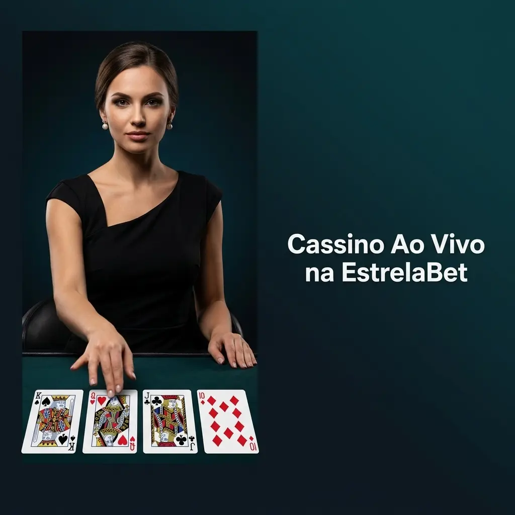 Cassino ao vivo EstrelaBet com dealers profissionais em mesas de roleta, blackjack e baccarat transmitidas em HD