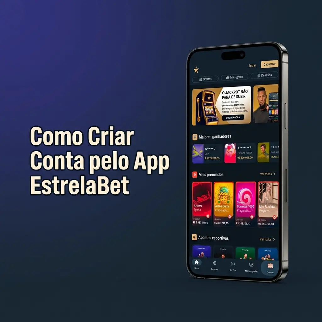 Passo a passo para criar conta no app EstrelaBet com cadastro rápido e fácil em menos de 5 minutos