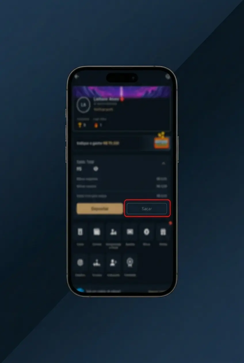 Passo a passo para sacar dinheiro na EstrelaBet via Pix com valor mínimo de R$ 30,00