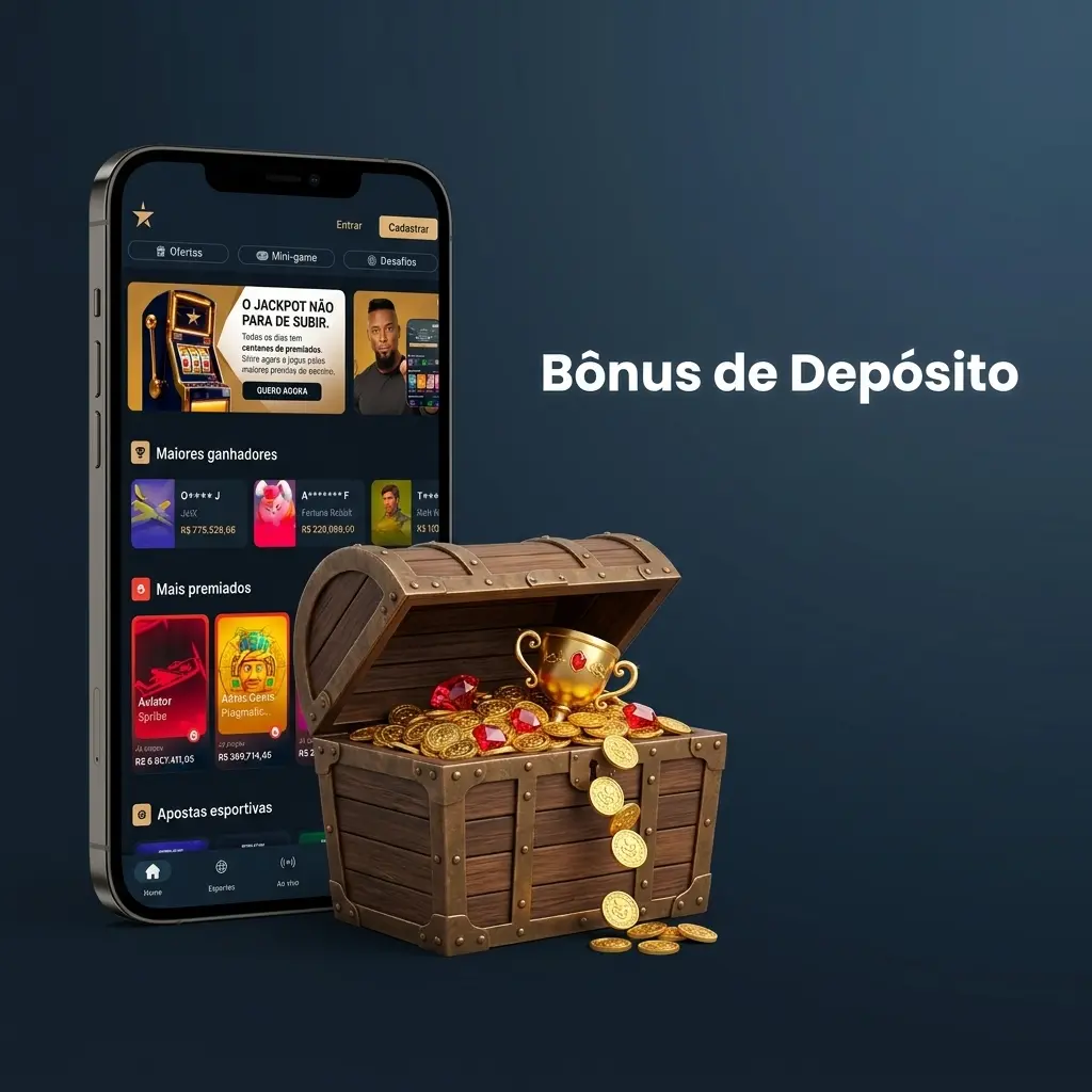 Tabela de bônus de depósito da EstrelaBet com detalhes de tipo, valor, rollover e jogos elegíveis