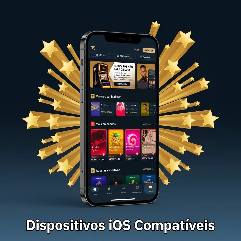 Lista de iPhones e iPads compatíveis com o aplicativo EstrelaBet para iOS, do iPhone X ao 15 e iPads modernos