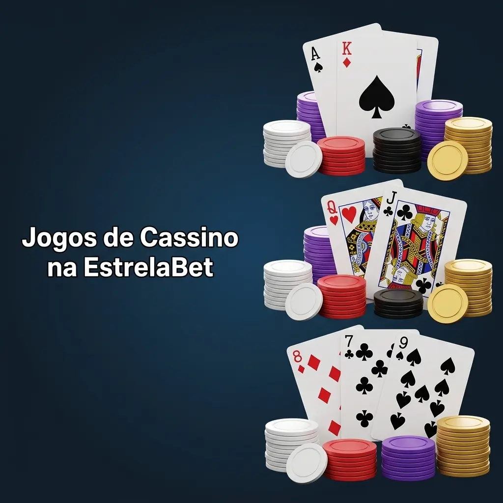 Jogos de cassino da EstrelaBet com slots, roleta, blackjack, baccarat e cassino ao vivo para jogadores brasileiros