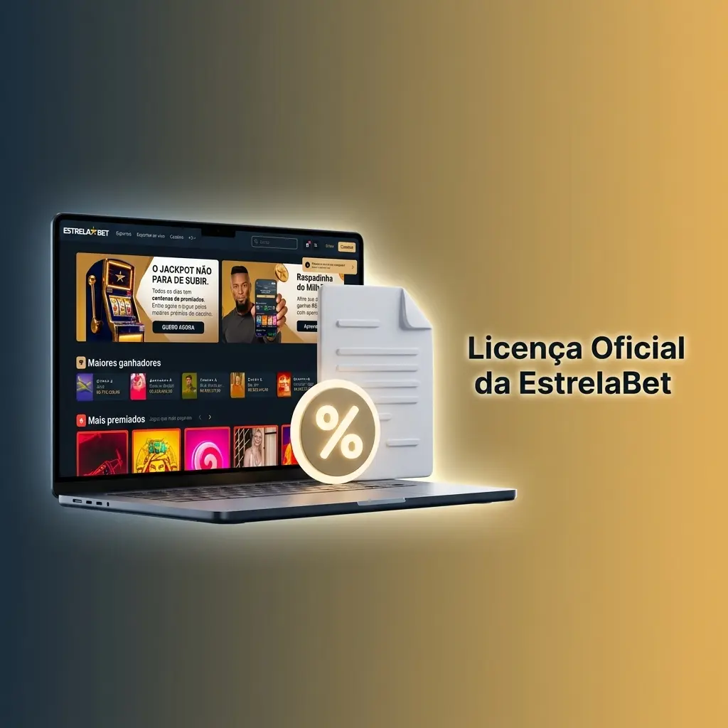 Licença oficial da EstrelaBet emitida pelo Ministério da Fazenda conforme a Lei 14.790/2023 para apostas no Brasil
