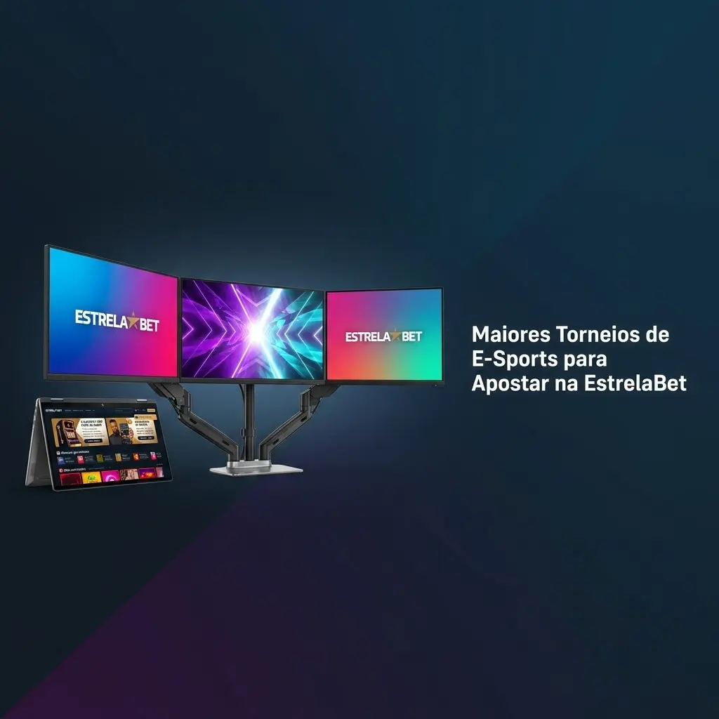 Tabela dos maiores torneios de e-sports disponíveis para apostas na EstrelaBet por jogo