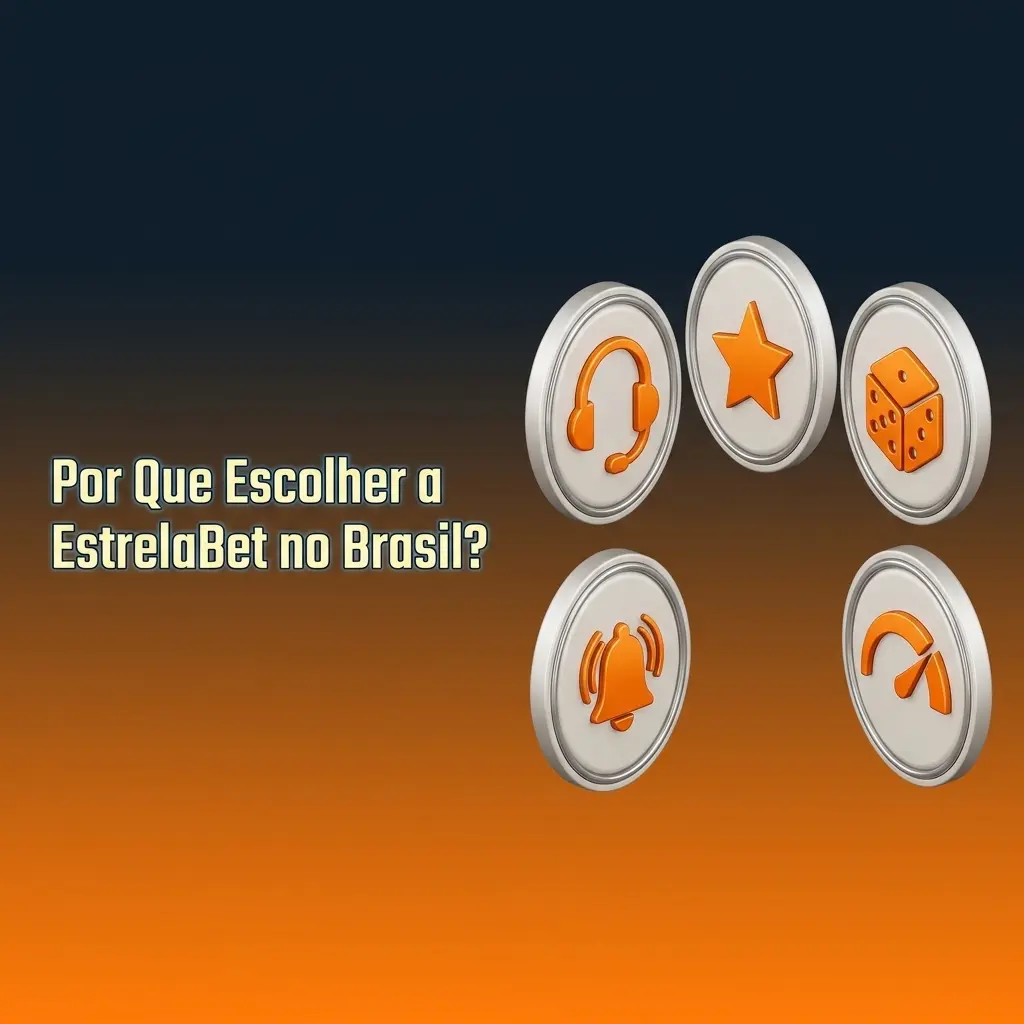Logo da EstrelaBet com destaque para licença brasileira, Pix a partir de R$1 e app Android nativo
