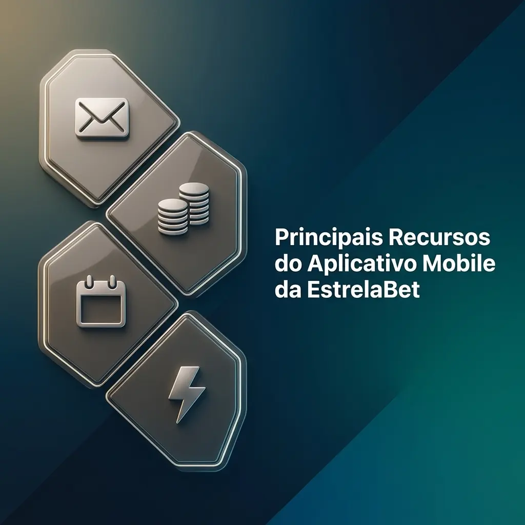 Aplicativo mobile da EstrelaBet com recursos de apostas esportivas, cassino ao vivo e pagamento via Pix no Brasil