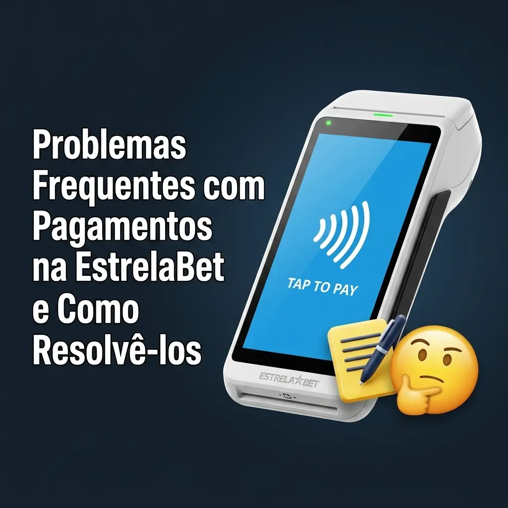 Pessoa resolvendo problemas de pagamento na EstrelaBet, como depósito, saque e Pix, no celular ou computador