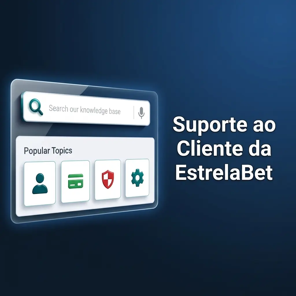 Suporte ao cliente EstrelaBet 24/7 com chat ao vivo, e-mail e central de ajuda em português