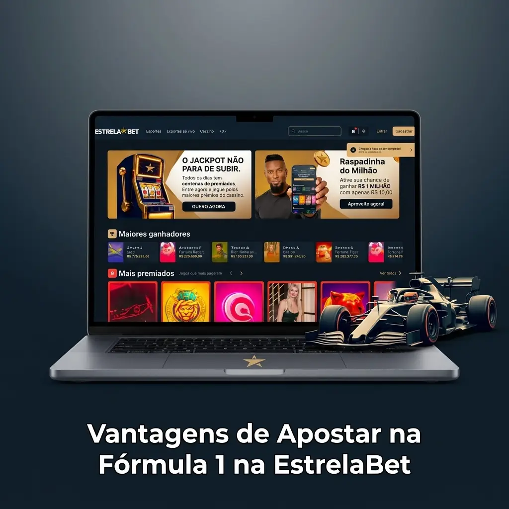 Vantagens de apostar na Fórmula 1 na EstrelaBet: odds atualizadas, Pix, app mobile e suporte em português