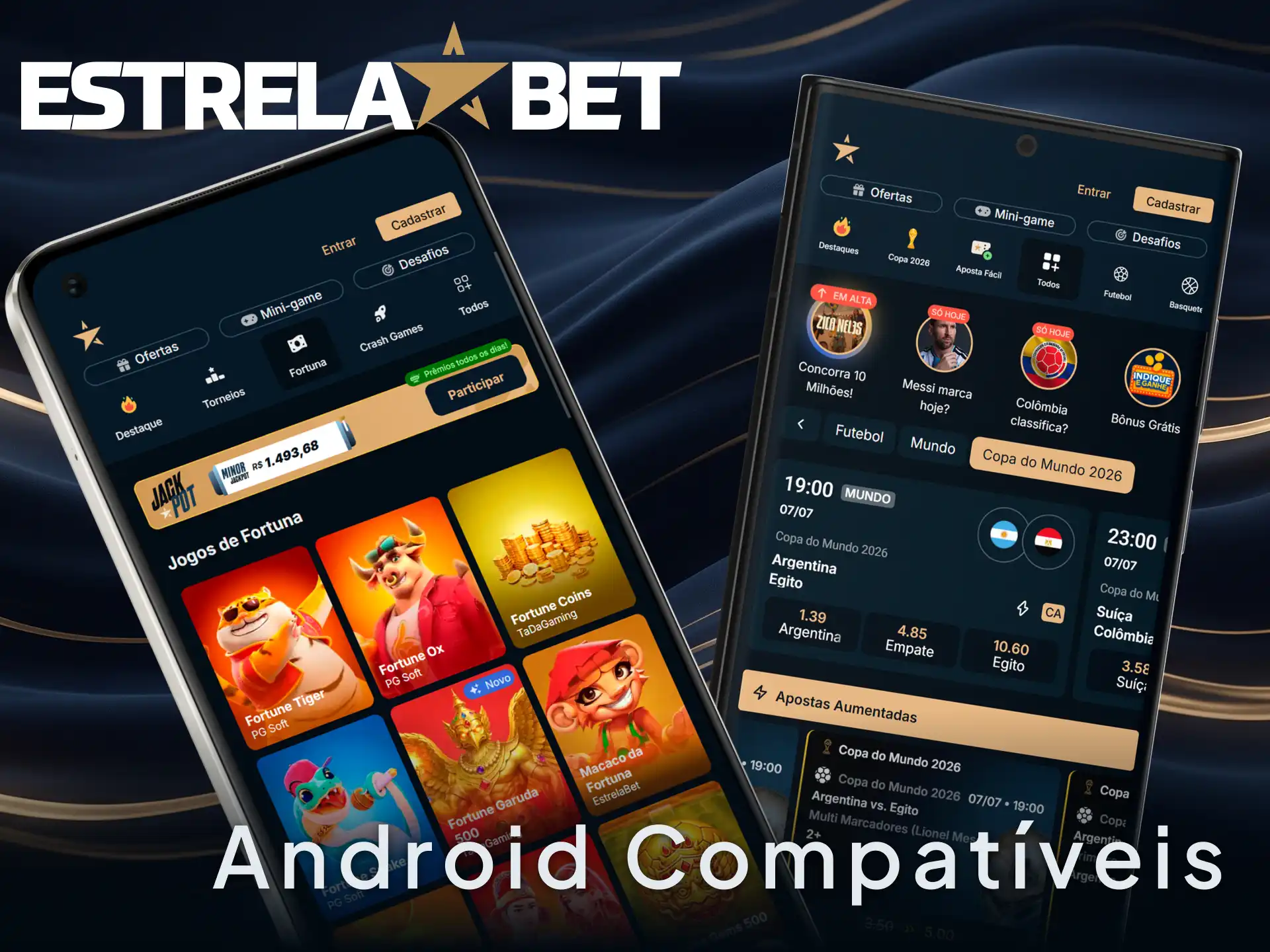 Confira os dispositivos Android compatíveis com o App EstrelaBet e comece a jogar.