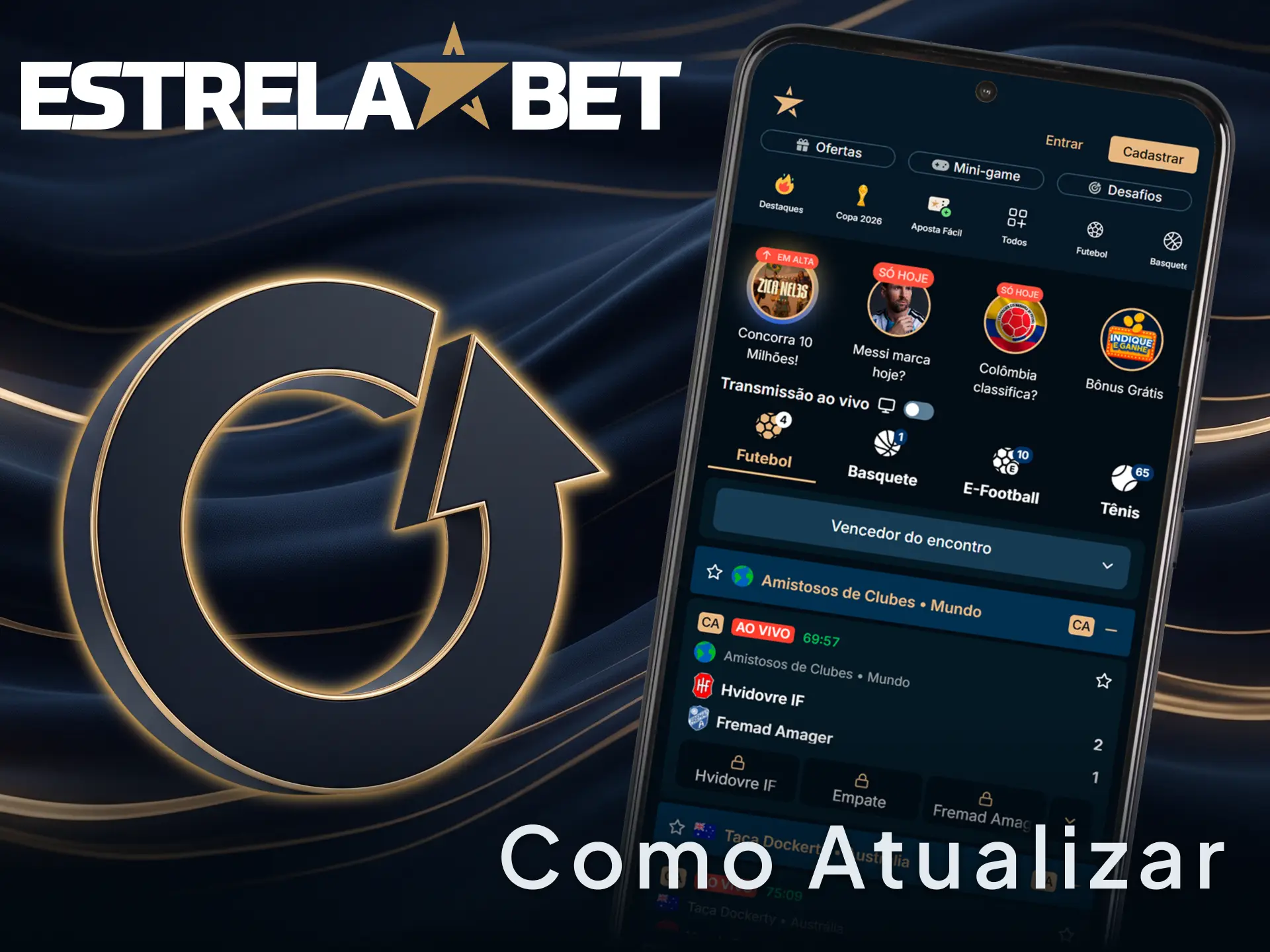 Aprenda como atualizar o app EstrelaBet e aproveite as novas funcionalidades.