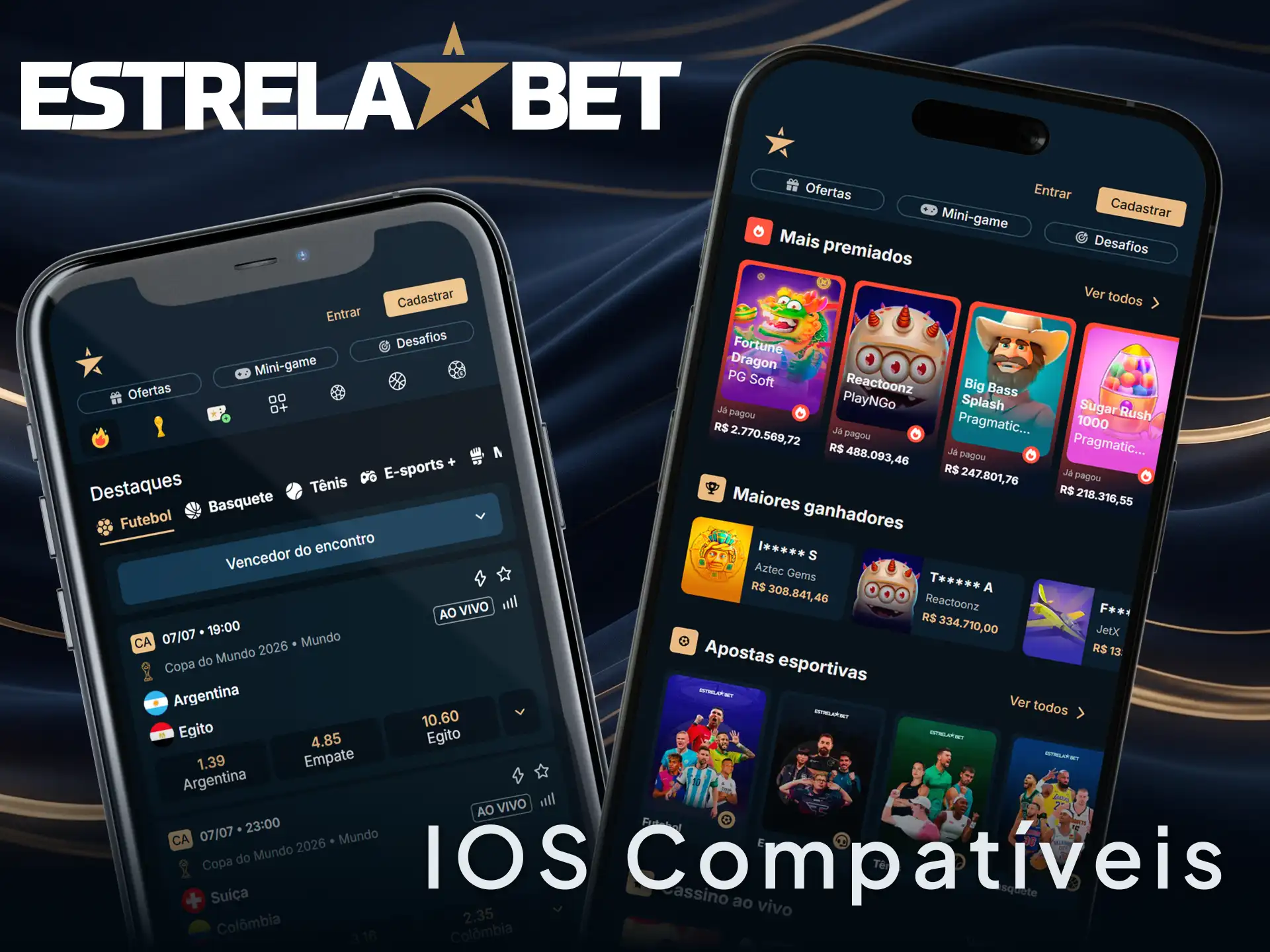 Confira os dispositivos iOS compatíveis com o App EstrelaBet e comece a jogar.