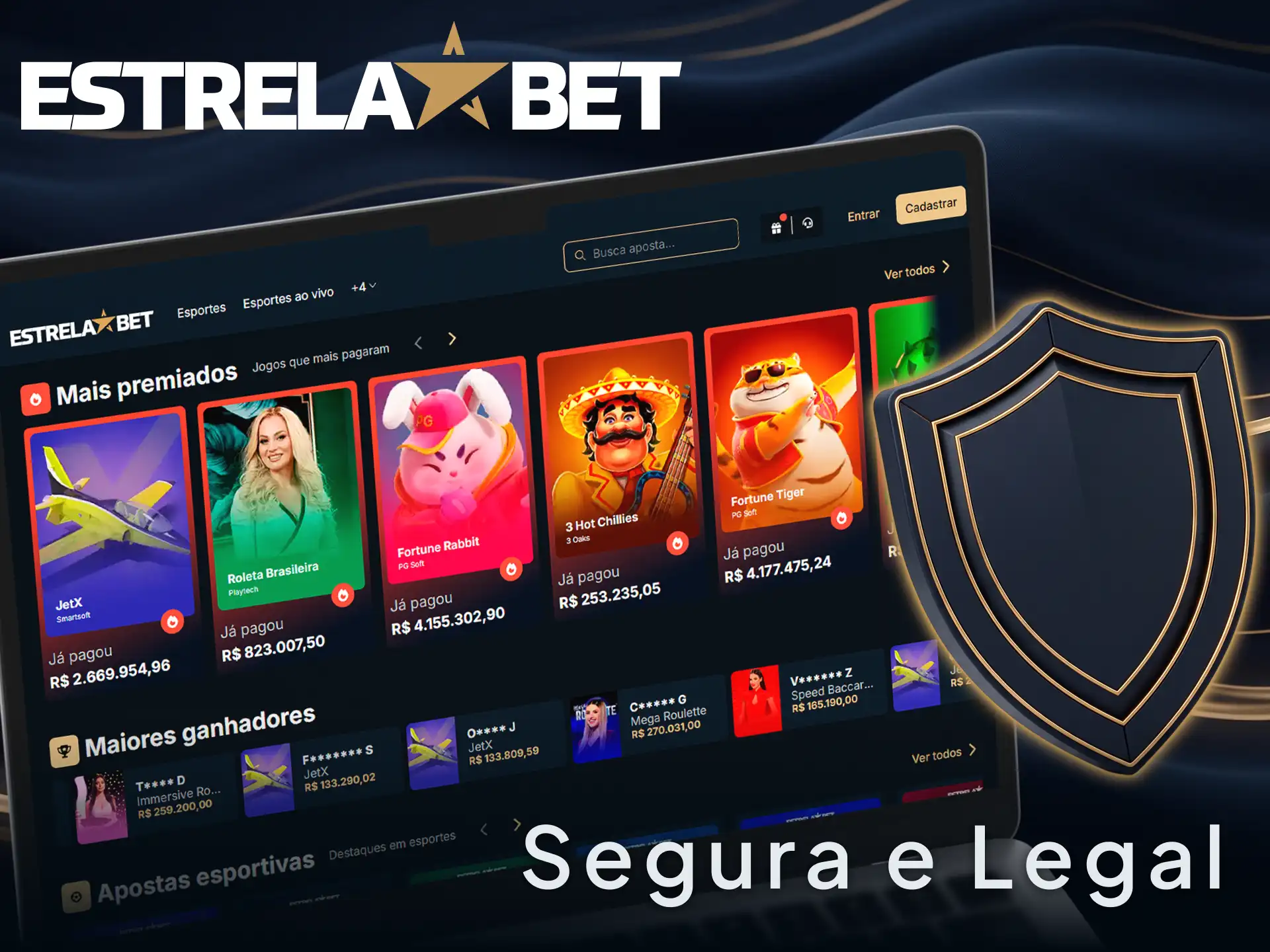 Descubra por que a EstrelaBet é segura e legal no Brasil para apostar.
