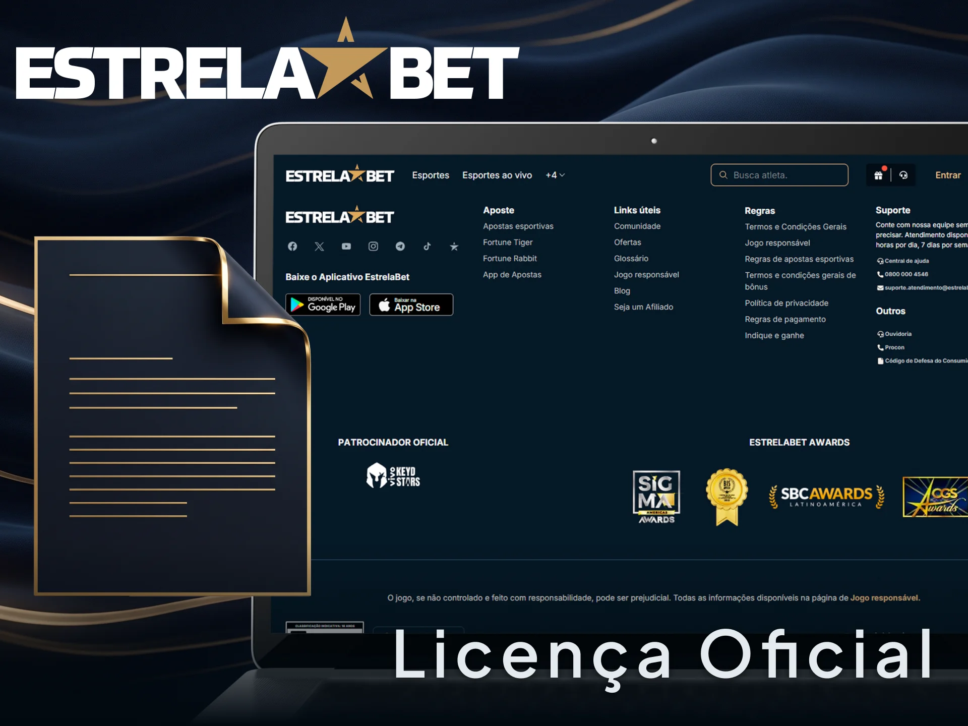 Conheça a licença oficial da EstrelaBet no Brasil e jogue com total segurança.